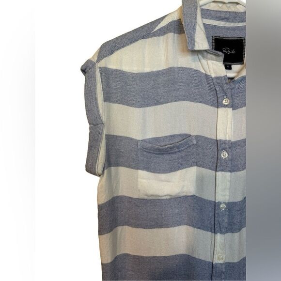 Rails Boxy Rolled Sleeves Button Down - Picture 5 of 10